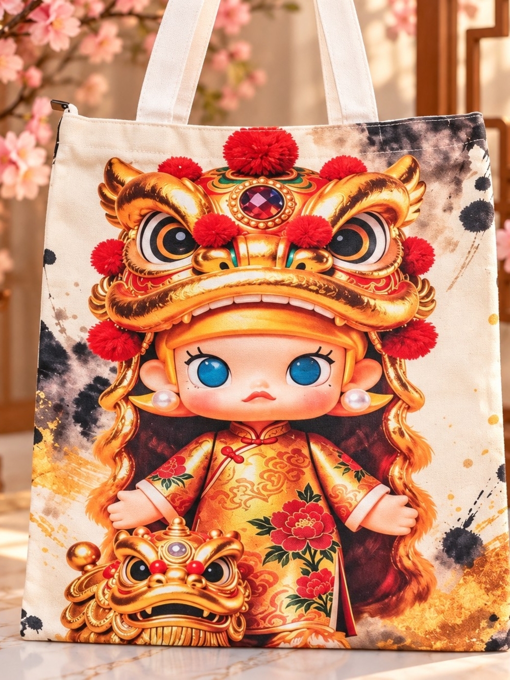 🐉Gold Lion Tote